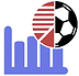 Logo of a chart and football