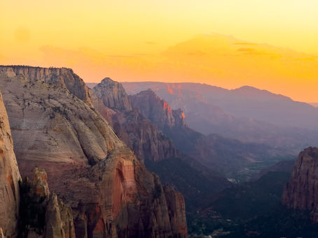 Zion without the crowds: Sunset at Observation Point
