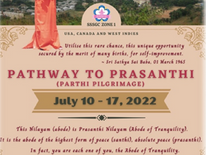 Pathway to Prasanthi Pilgrimage-SSSGC Zone 1 ( WI, Canada, USA)