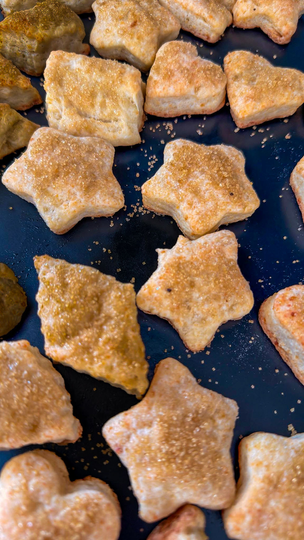 Golden Cottage Cheese Cookies