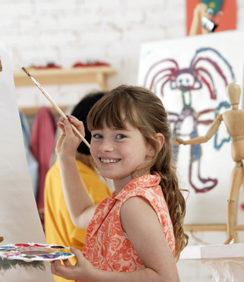 Child Painting Artwork