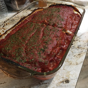 A hearty vegetarian meatloaf; flavorful, and topped with a tangy tomato glaze for classic comfort without the meat.