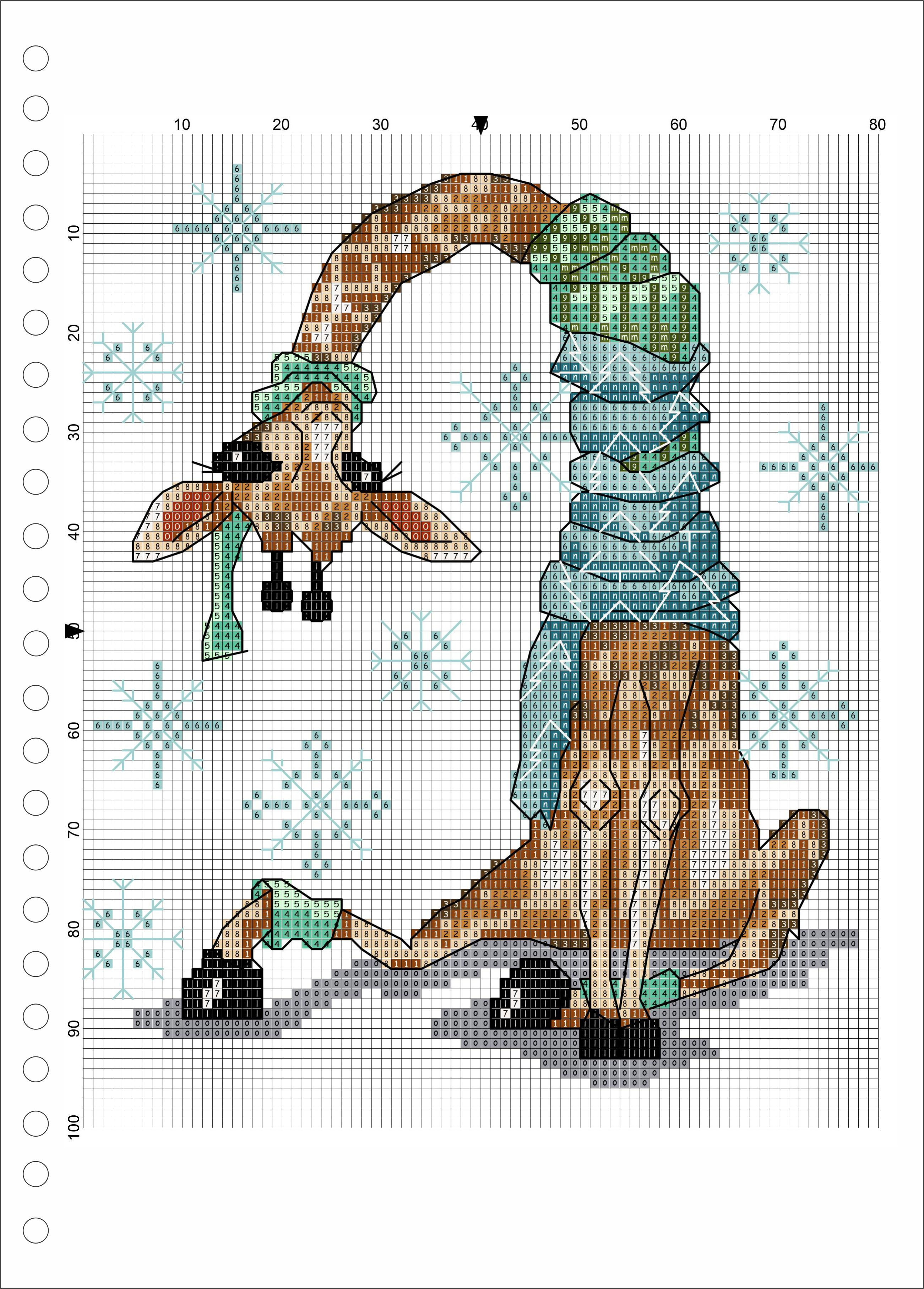 A4 Wood book -Giraffe 2