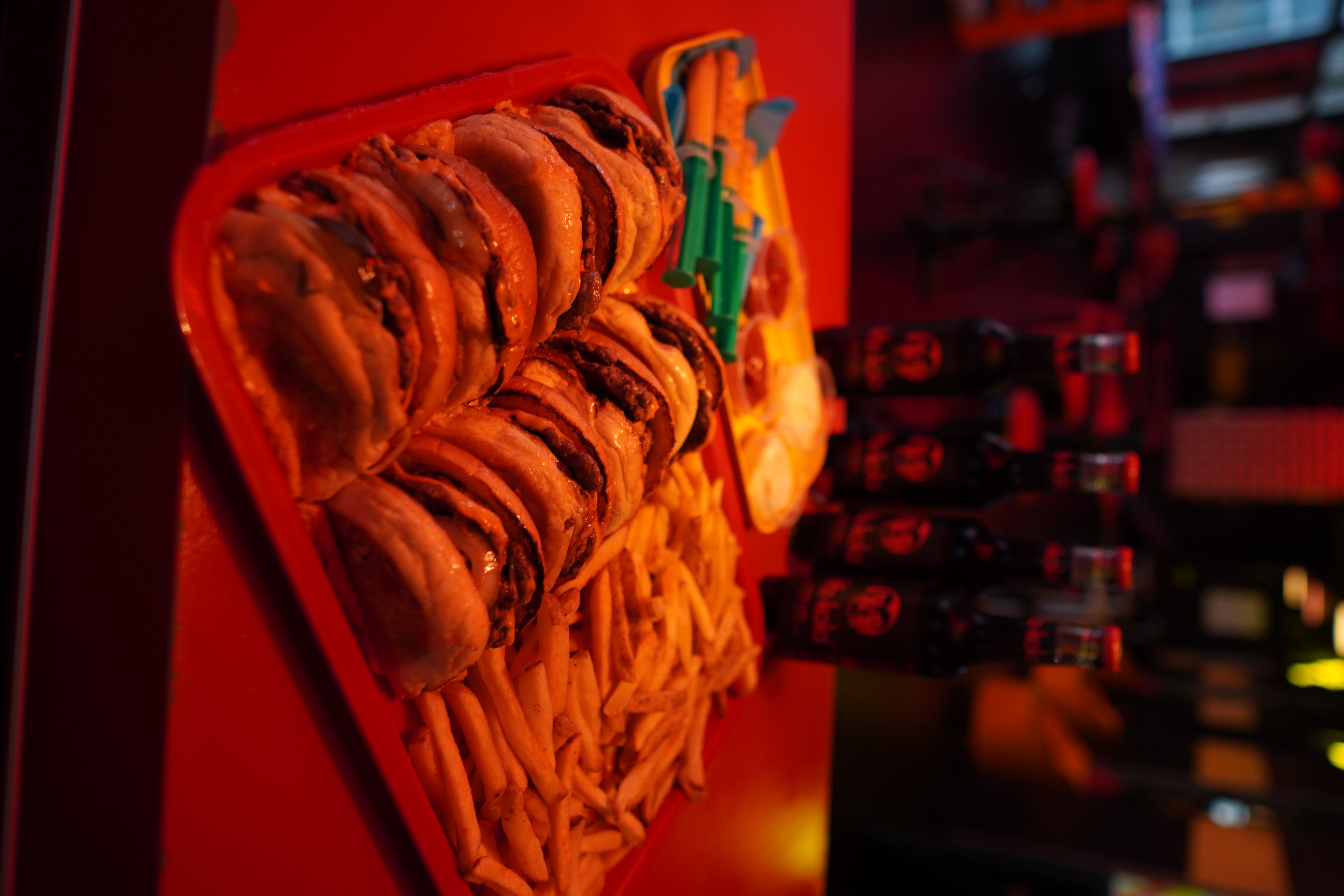 Arranged Food and Objects