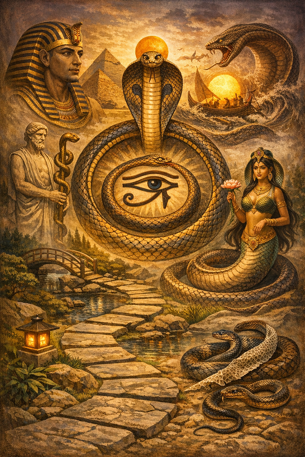  رمزية الأفعى في الثقافات القديمة: من مصر القديمة إلى دروب العقل البشري