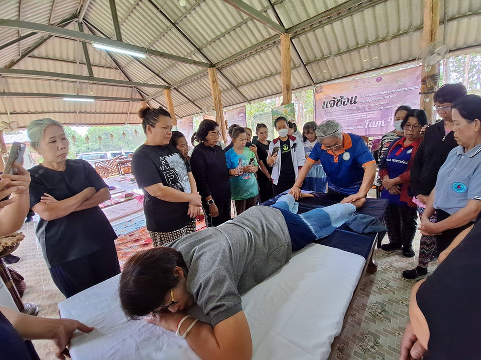 Chae sorn Lampang Benjakhun Thai Wellness Training 2025 - Massage-4