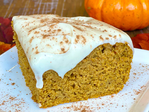 Healthy Pumpkin Spice Bars
