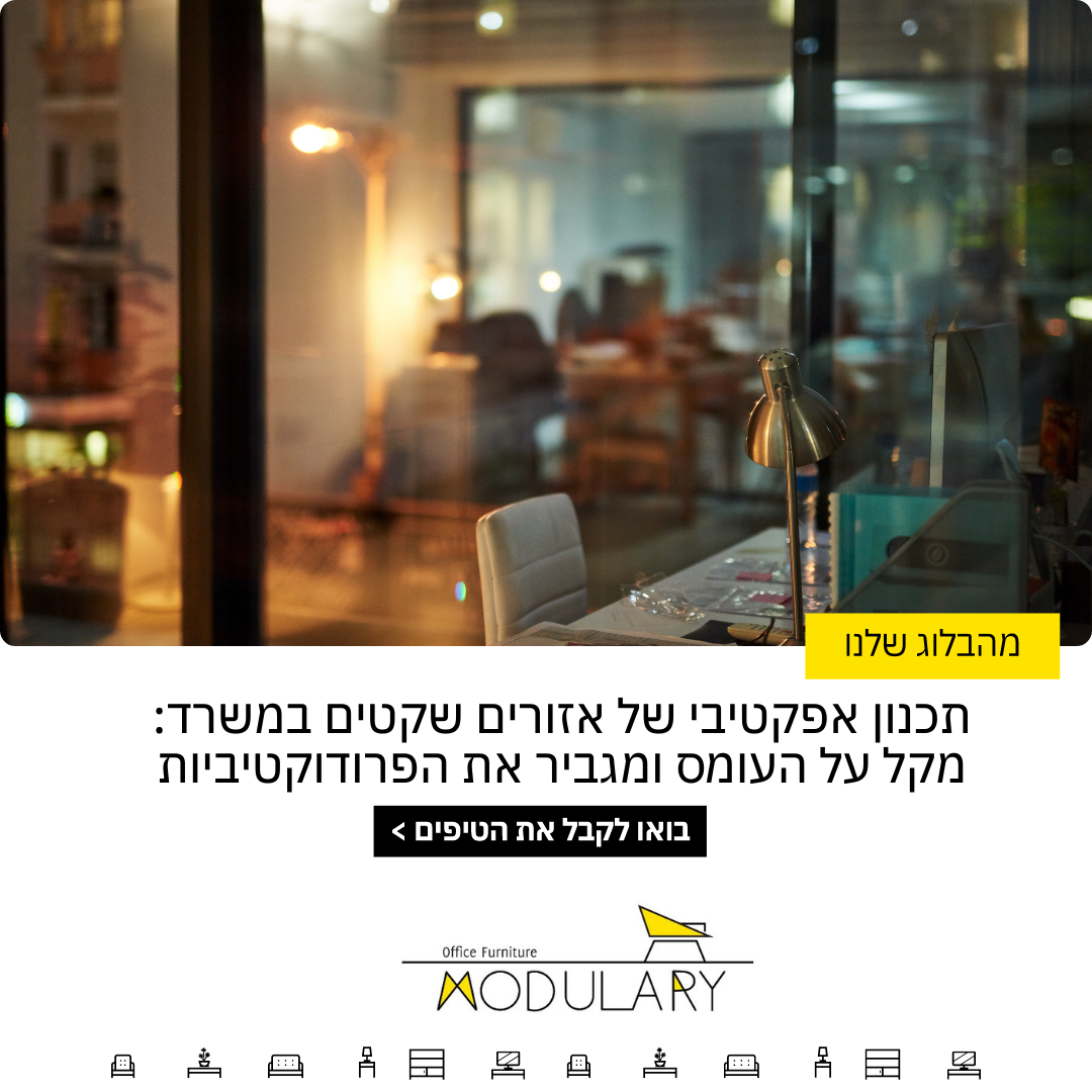 קריאייטיב מתוך תיק מודולרי, תוצר 27