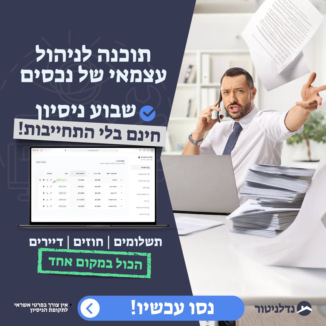 קריאייטיב מתוך תיק נדלניטור, תוצר 3