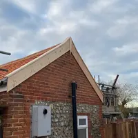 Gable end roof on house in Aylsham