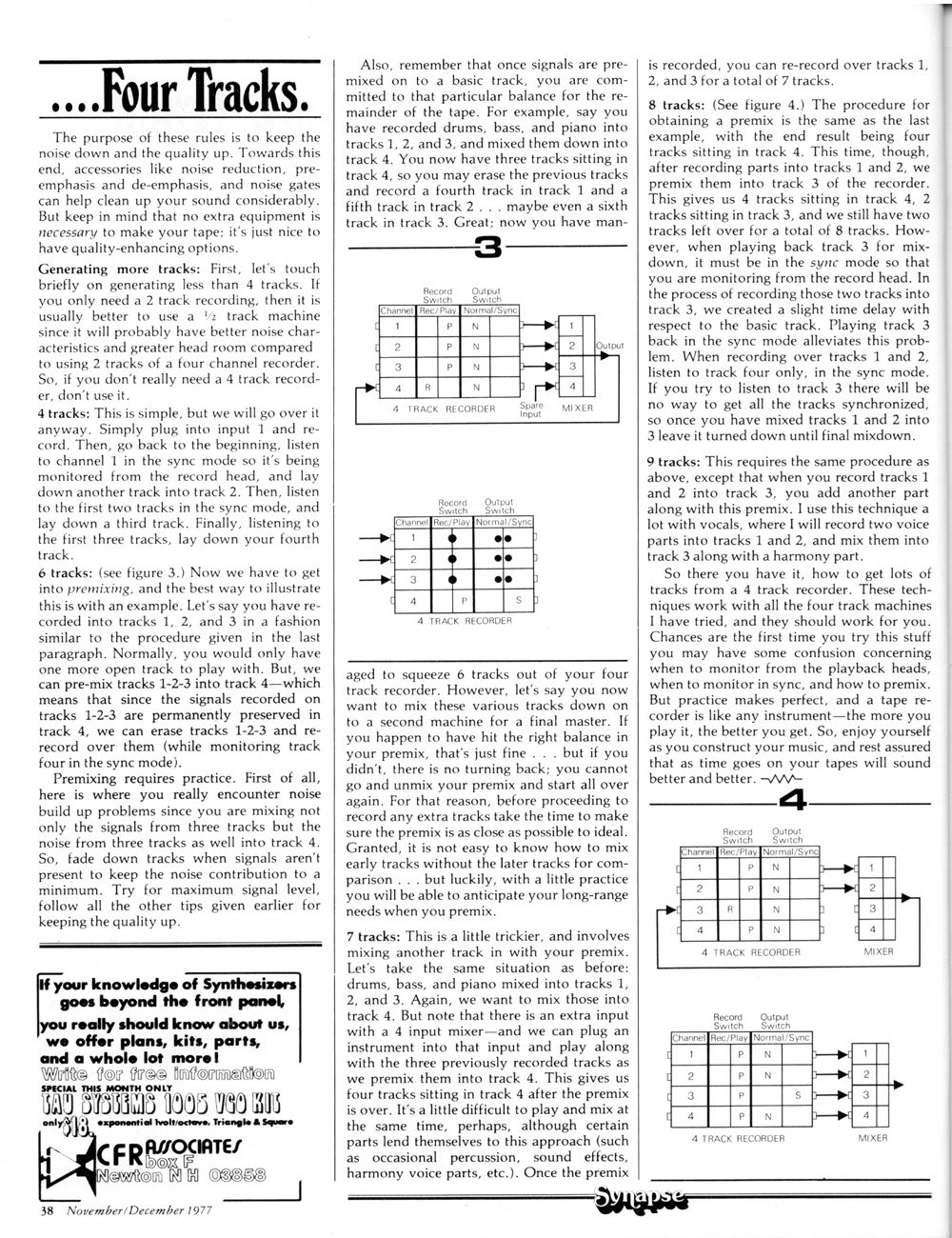 CFR aAssociates Ad.