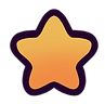 A yellow star