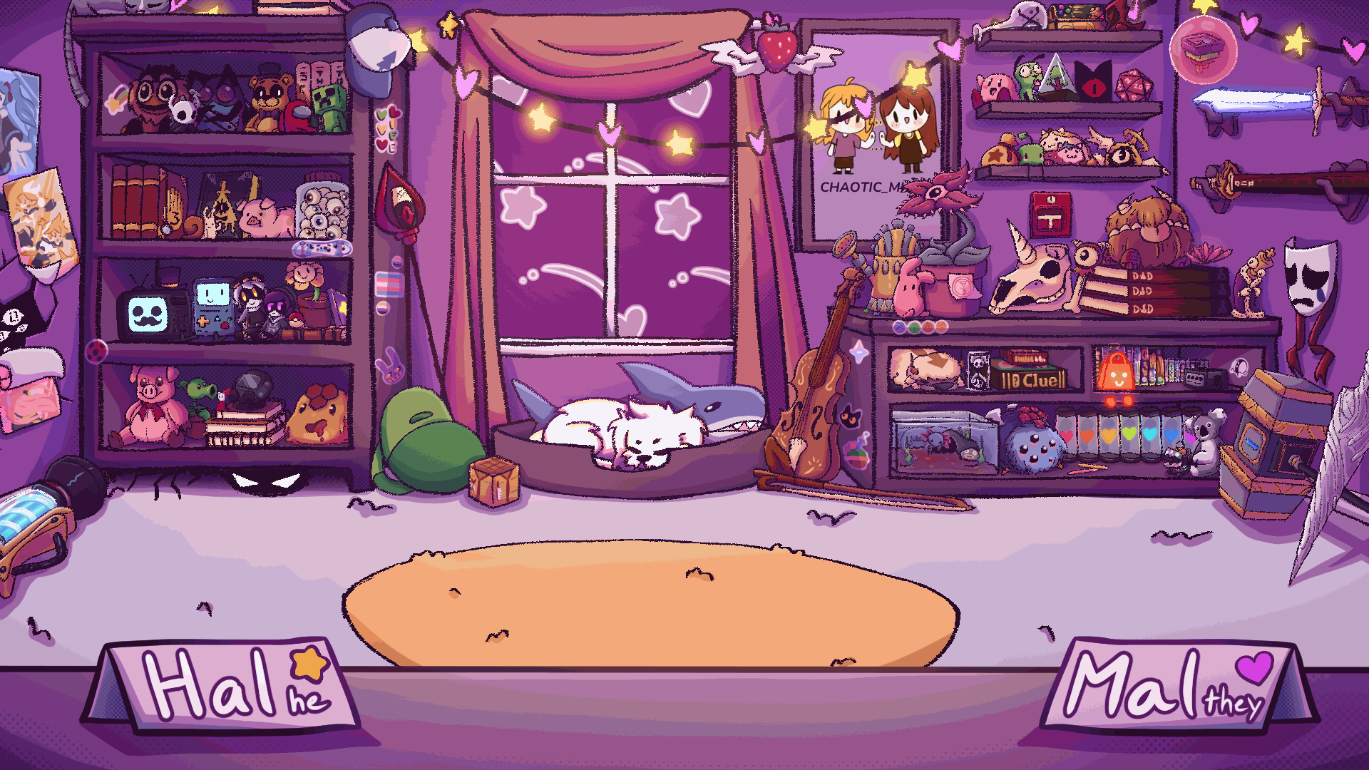 The finished gif of our stream background!