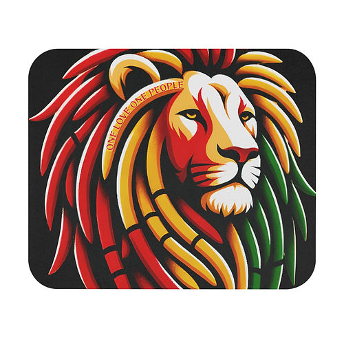 Rasta Lion Mouse Pad