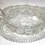 Thumbnail: Angled top view of the Beautiful Cut Clear Glass Gravy Boat And Matching Tray