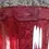 Thumbnail: Close up of the rim of the Dartington Ruby Clear Glass Vase