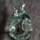 Thumbnail: Top view of the Vintage Glass Polar Bear Tea Light Holder Indiana