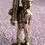 Thumbnail: Close up front view of the Royal Hampshire Art Foundry Silver Plate figurine