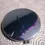 Thumbnail: Rear view of the Fun Holiday White Metal Compact Mirror Green Coloured Art Nouveau Style Mirror