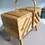 Thumbnail: Angled front left view of the closed 1950s Cantilever Sewing Box