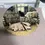 Thumbnail: Front view of the BORDER FINE ARTS STUDIO PIG CLOCK MOSES & BERTHA PIGLET WALL BNIB