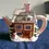 Thumbnail: Front view of the Western House Gifts The Village Teapot Hand Painted Annie Row