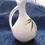 Thumbnail: Right side view of the Italian Olive Oil Pitcher with a red onion design