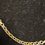 Thumbnail: Front bottom left view of the 18 cm Chain Necklace in Yellowish Metal