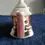 Thumbnail: Left side view of the Western House Gifts The Village Teapot Hand Painted Annie Row
