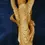 Thumbnail: Rear view of the Vintage Tall Oriental Figurine in Faux Marble