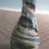 Thumbnail: Close up of the front view of the Desert Sand Swirl Spindle Vase