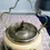 Thumbnail: Top view of the Bristolia Biscuit Jar Nickel Silver Lid 1930s