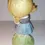 Thumbnail: Rear view of the Hummel Style Little Girl With Doll Figurine