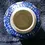 Thumbnail: Top view of the Vintage Japanese Style Oriental Vase or Storage Pot  Blue Cherry Blossom Pattern