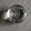 Thumbnail: Base view of the 1977 ER Silver Jubilee Clear Glass Round Paperweight