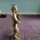 Thumbnail: Right side view of the Royal Hampshire Art Foundry Figurine Silver Plate Wood Cutter