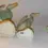 Thumbnail: Base view of the Family of 3 Geese or Ducks Figurines