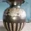 Thumbnail: rear view of the Hand Made Hammered Black Metal Vase