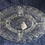 Thumbnail: Top rear view of the Vintage Unused Moldavia Clear Glass 5 Compartment Oval Appetizer Dish