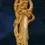 Thumbnail: Front view of the Vintage Tall Oriental Figurine in Faux Marble