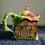 Thumbnail: Right side view of the Vintage Olde England Multicoloured Cottage Teapot