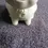 Thumbnail: Top view of the Vintage Russ Cream Coloured June Piggy Bank With Rosy Cheeks