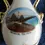 Thumbnail: Close up of the Skegness Pier image on the front of the Skegness Crested Ware Mini Vase