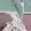 Thumbnail: Left side view of the Cristal D'Arques Dolphin Surfing The Waves Crystal Glass