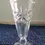Thumbnail: Left side view of the Cut Crystal Clear Glass Vase