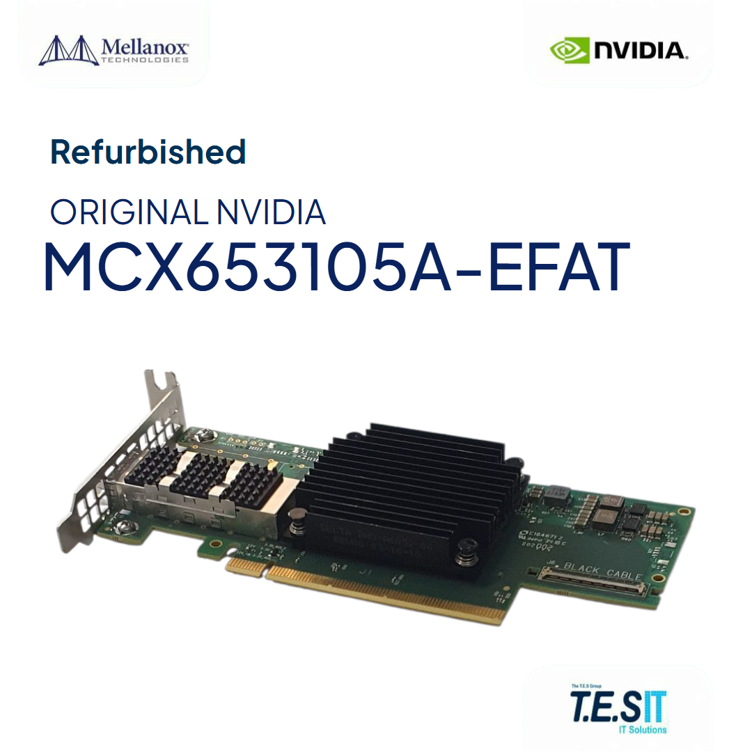 NVIDIA Mellanox MCX653105A-EFAT ConnectX-6 VPI 100G HDR100 QSFP56 Adapter