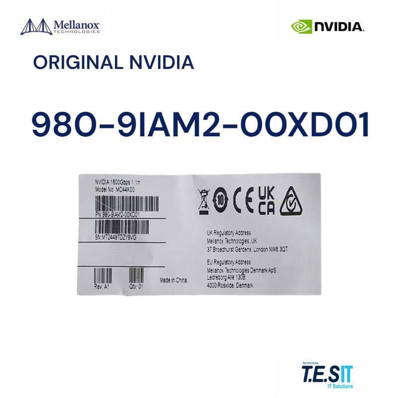 NVIDIA Mellanox® MCA4K00 980-9IAM2-00X001