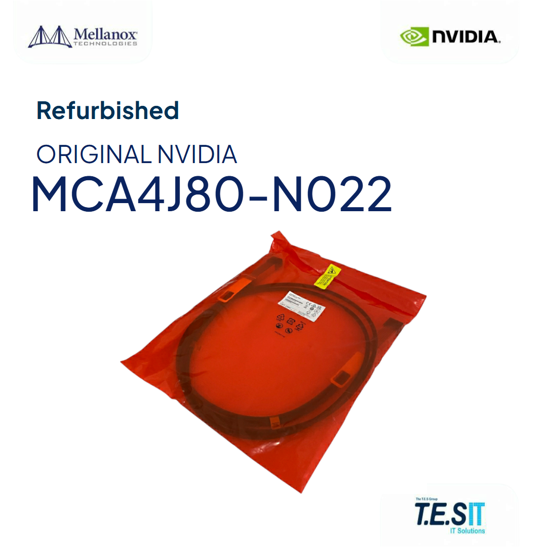 NVIDIA Mellanox MCA4J80-N022 800G NDR Twin-Port OSFP Active Copper Cable 2.25m