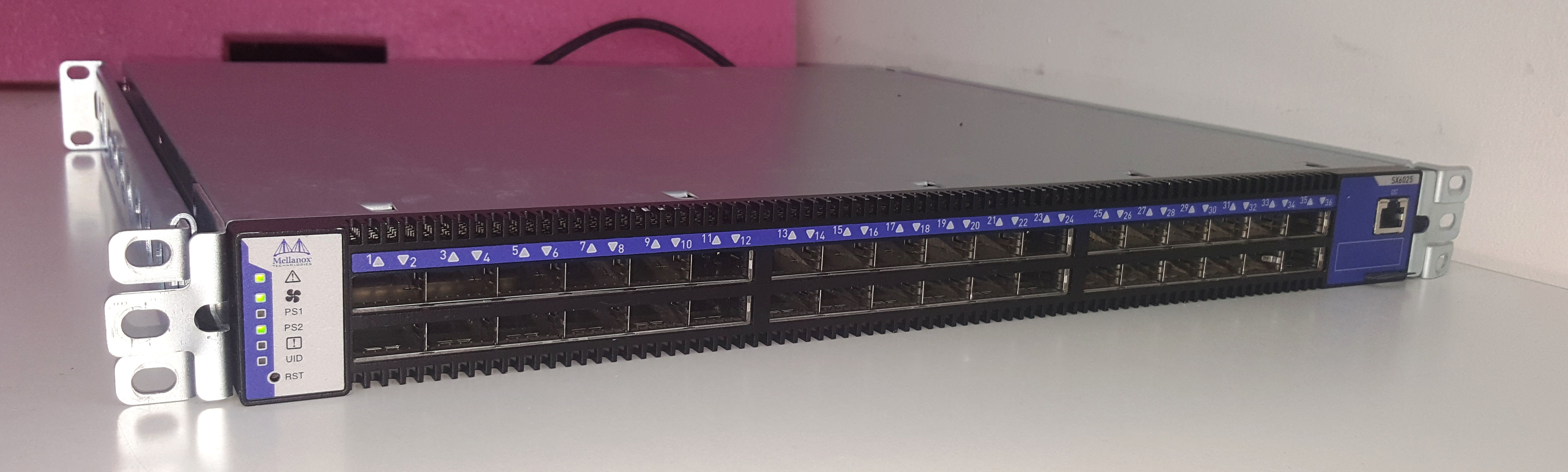 Refurb. Mellanox MSX6025F-1BRS36 QSFP+ Ports FDR 56 Gb/s InfiniBand +support