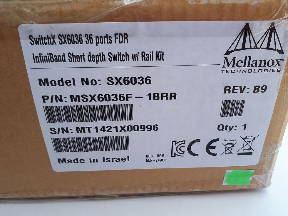 Thumbnail: NVIDIA Mellanox MSX6036F-1BRR SwitchX-2 FDR 36-Port Managed IB Switch 1U New